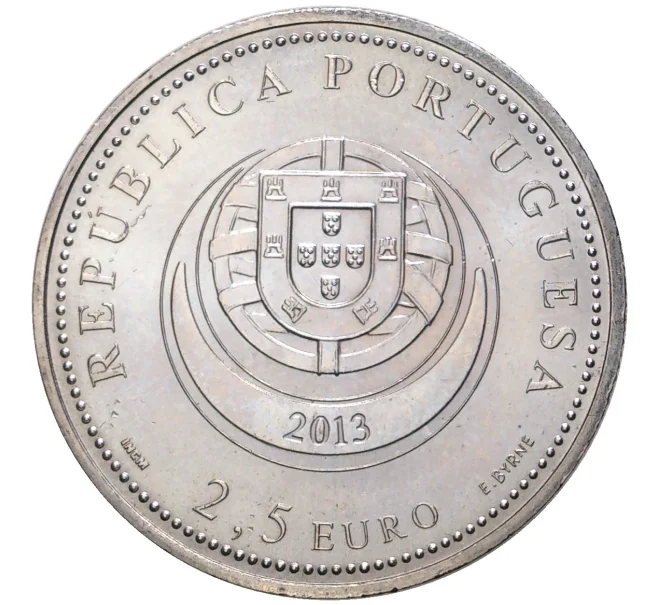 Монета 2.5 евро 2013 года Португалия «Португальская этнография — Серьги Виана-ду-Каштелу» (Артикул M2-54587)