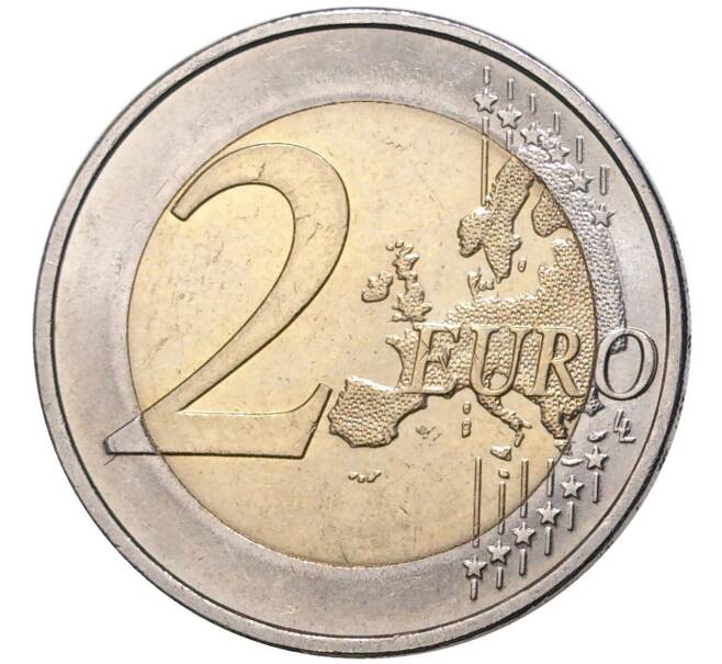 Монета 2 евро 2009 года J Германия «10 лет монетарной политики ЕС (EMU) и введения евро» (Артикул M2-54701)
