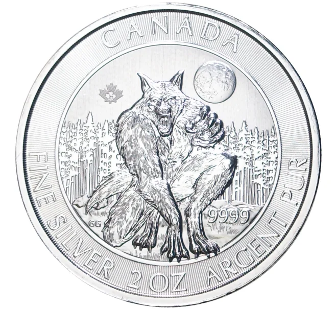 Монета 10 долларов 2021 года Канада «Оборотень» (Артикул M2-54743)