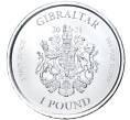Монета 1 фунт 2021 года Гибралтар «Голова Медузы Горгоны» (Артикул M2-54761)