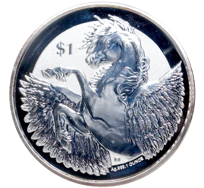 Монета 1 доллар 2018 года Британские Виргинские острова «Пегас» (Артикул M2-54766)