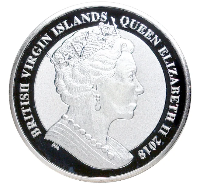 Монета 1 доллар 2018 года Британские Виргинские острова «Пегас» (Артикул M2-54766)