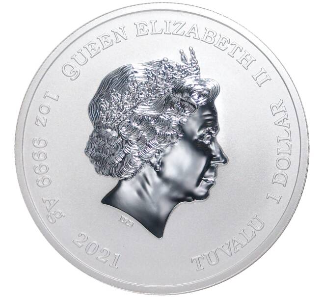 Монета 1 доллар 2021 года Тувалу «Джон Уэйн» (Артикул M2-54768)