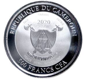 500 франков 2020 года Камерун «Мандрил» — Фото №2