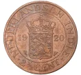 Монета 2 1/2 цента 1920 года Голландская Ост-Индия (Артикул M2-54995)