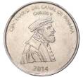 Монета 1/2 бальбоа 2014 года Панама «100 лет Панамскому каналу» (Артикул K27-7038)