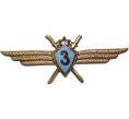 Знак «Офицерская классность ВВС СССР — Летчик 3 класса»