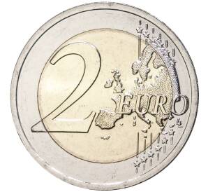 2 евро 2022 года Латвия «Финансовая грамотность» — Фото №2