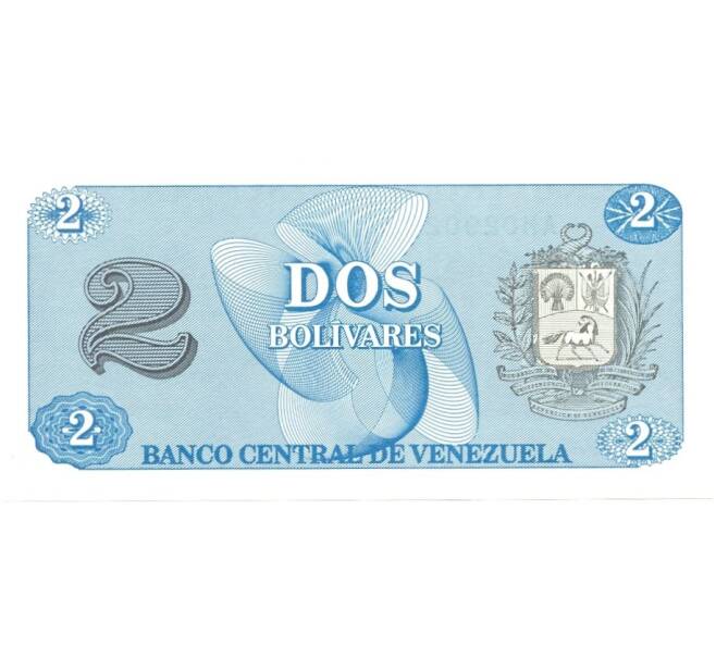 Банкнота 2 боливара 1989 года (Артикул: B2-0344) — Фото №2