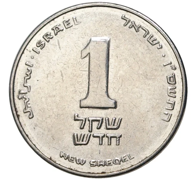 Монета 1 новый шекель 2007 года (JE 5767) Израиль (Артикул K11-3437)