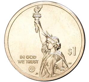 1 доллар 2022 года Р США «Американские инновации — Яхта Натанаэля Херрешоффа» — Фото №2