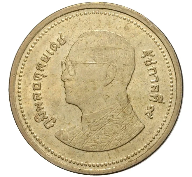 Монета 2 бата 2009 года (BE 2552) Таиланд (Артикул K11-3789)