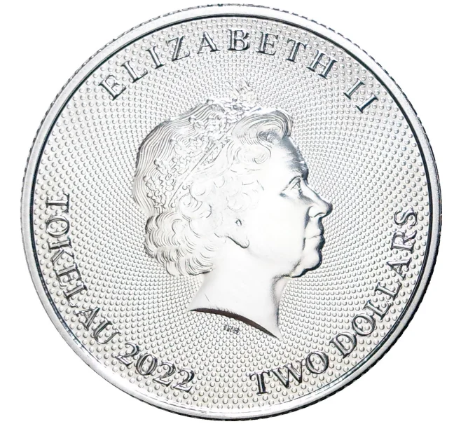 Монета 2 доллара 2022 года Токелау «Гиберния» (Артикул M2-55454)