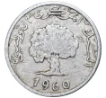 Монета 1 миллим 1960 года Тунис (Артикул K27-7434)