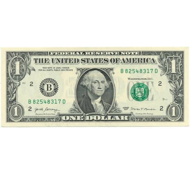 1 доллар 2017 года США (Артикул B2-8832)