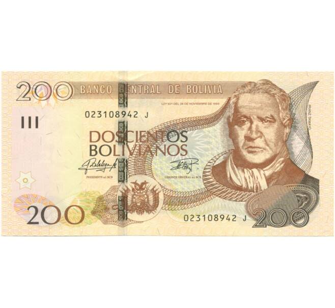 Банкнота 200 боливиано 2016 года Боливия (Артикул B2-8894)