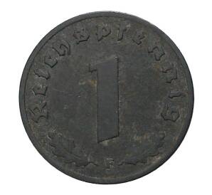 1 рейхспфенниг 1943 года F — Фото №2