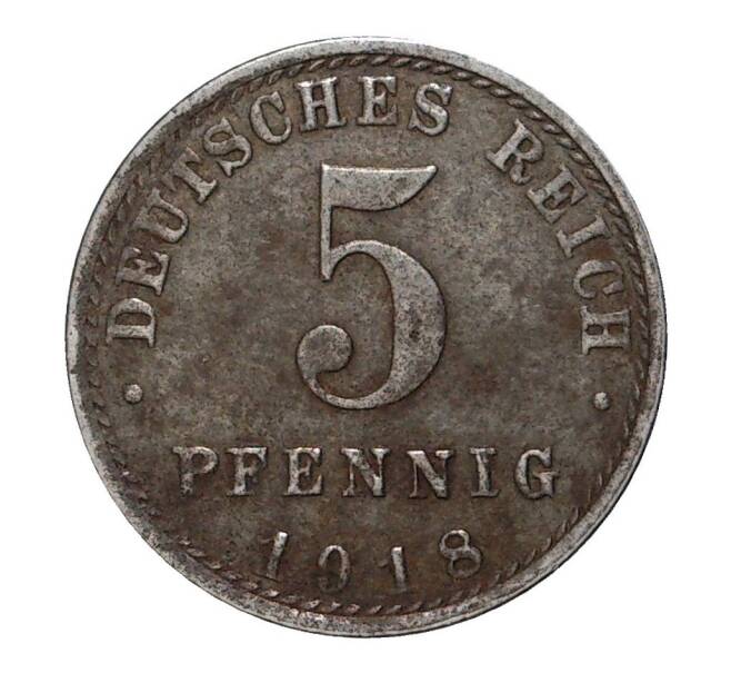 Монета 5 пфеннигов 1918 года А (Артикул M2-1866)