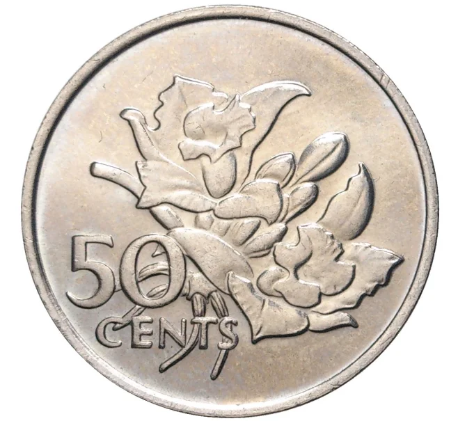 Монета 50 центов 1977 года Сейшелы (Артикул K27-7514)
