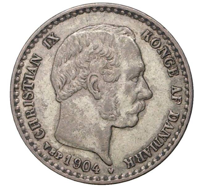 Монета 10 эре 1904 года Дания (Артикул: K11-4460) — Фото №1