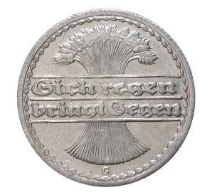 50 пфеннигов 1922 года G Германия — Фото №2