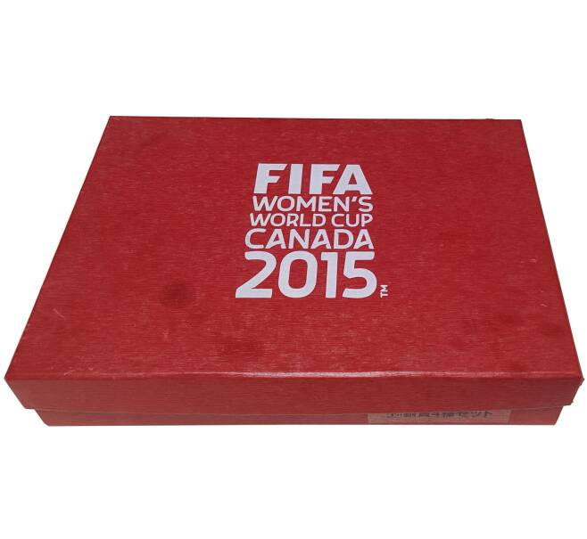 Набор из 4 монет 10 долларов 2015 года Канада «Женский чемпионат мира по футболу FIFA-2015» (Артикул M3-1037)