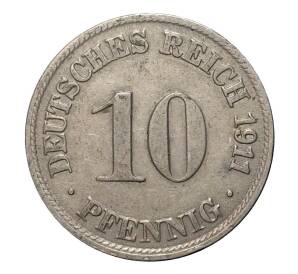 10 пфеннигов 1911 года D — Фото №1