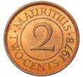 Монета 2 цента 1978 года Британский Маврикий (Артикул M2-55621)