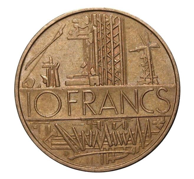Монета 10 франков 1975 года Франция (Артикул: M2-1925) — Фото №2
