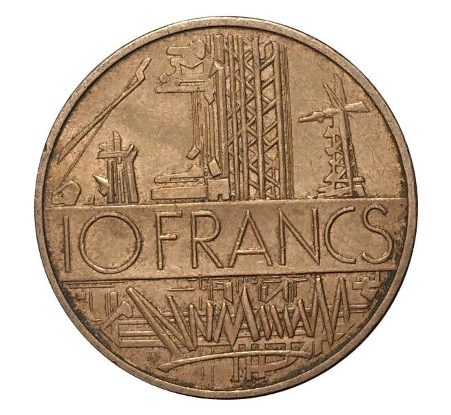 Монета 10 франков 1976 года (Артикул: M2-1926) — Фото №2