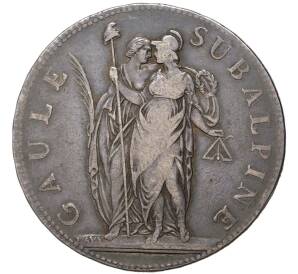 5 франков 1800 года (LAN 9) Пьемонт (Субальпийская республика) — Фото №1