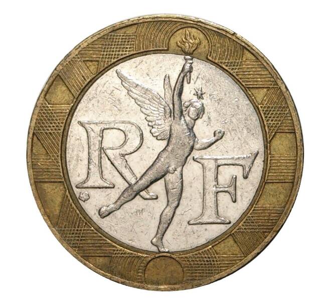 Монета 10 франков 1988 года (Артикул: M2-1931) — Фото №2