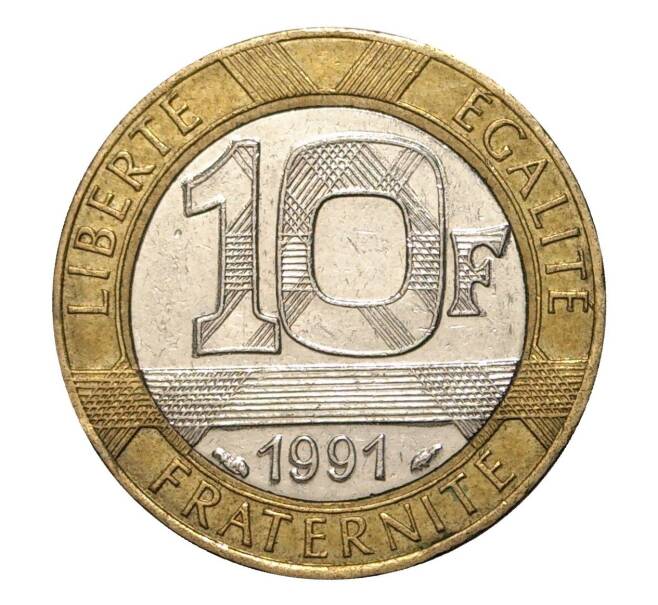 Монета 10 франков 1991 года Франция (Артикул: M2-1934) — Фото №1