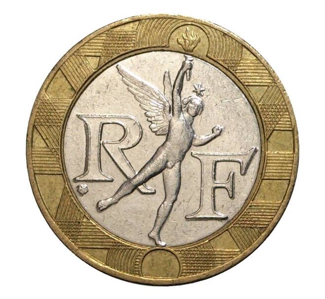 Монета 10 франков 1991 года Франция (Артикул: M2-1934) — Фото №2