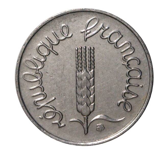 Монета 1 сантим 1962 года (Артикул: M2-1936) — Фото №2