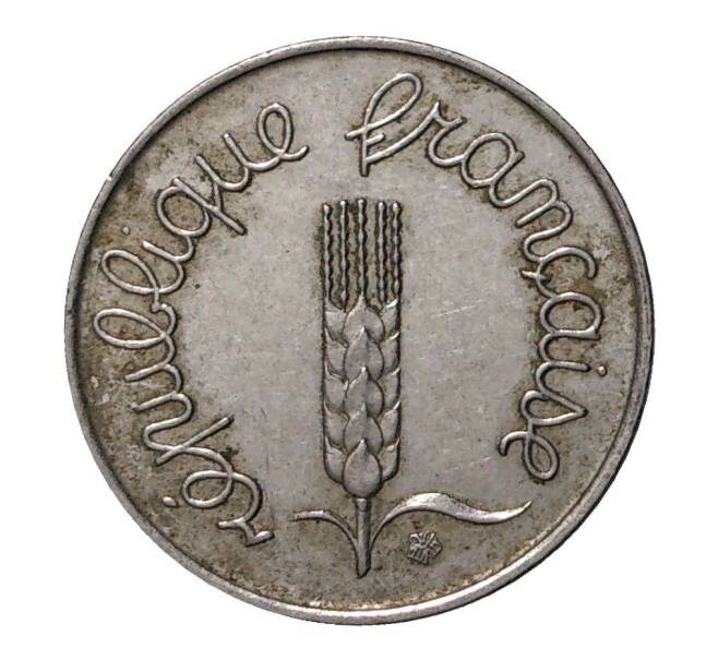 Монета 1 сантим 1963 года Франция (Артикул: M2-1937) — Фото №2