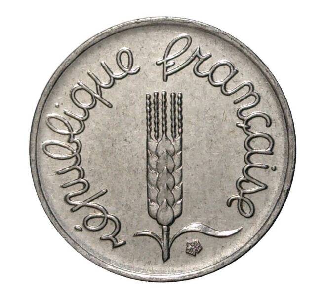 Монета 1 сантим 1966 года Франция (Артикул: M2-1940) — Фото №2