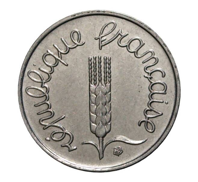 Монета 1 сантим 1967 года Франция (Артикул: M2-1941) — Фото №2