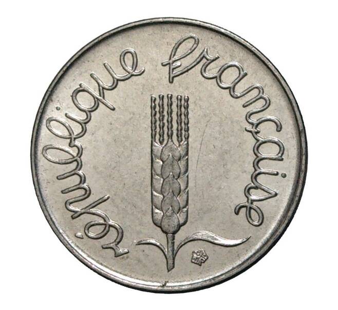 Монета 1 сантим 1969 года Франция (Артикул: M2-1943) — Фото №2