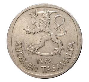 1 марка 1972 года Финляндия — Фото №2