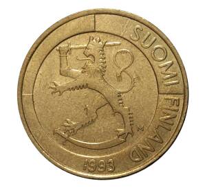 1 марка 1993 года Финляндия — Фото №2