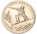 Монета 1 доллар 2022 года D США «Американские инновации — Сноуборд» (Артикул M2-55863)
