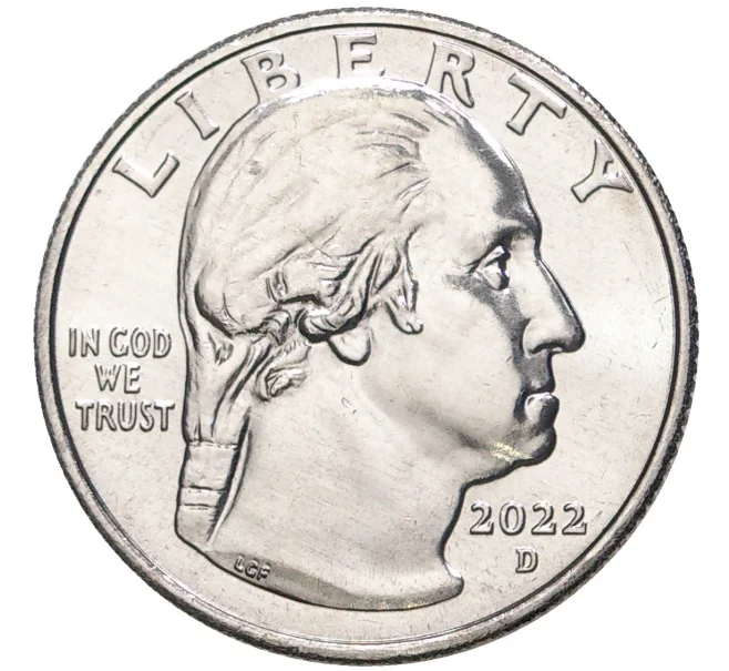 Монета 1/4 доллара (25 центов) 2022 года D США «Американские женщины — Доктор Салли Райд» (Артикул M2-55865)