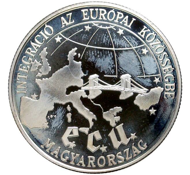Монета 500 форинтов 1993 года Венгрия «Интеграция в Европейский союз» (Артикул K11-5227)