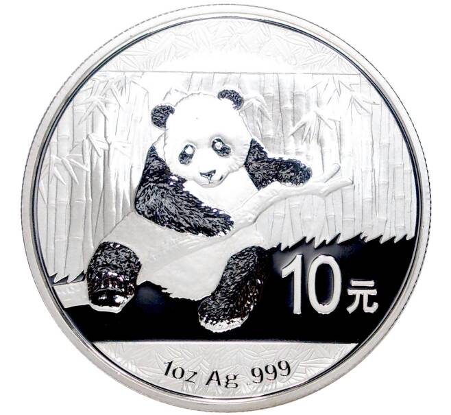Монета 10 юаней 2014 года Китай «Панда» (Артикул K11-5266)