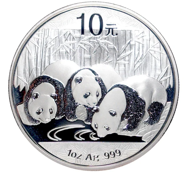 Монета 10 юаней 2013 года Китай «Панда» (Артикул K11-5267)