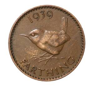 1 фартинг 1939 года — Фото №1
