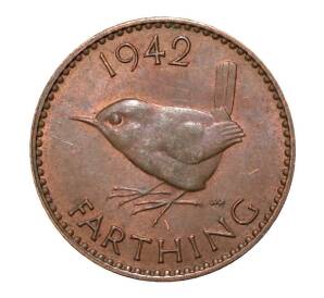 1 фартинг 1942 года — Фото №1