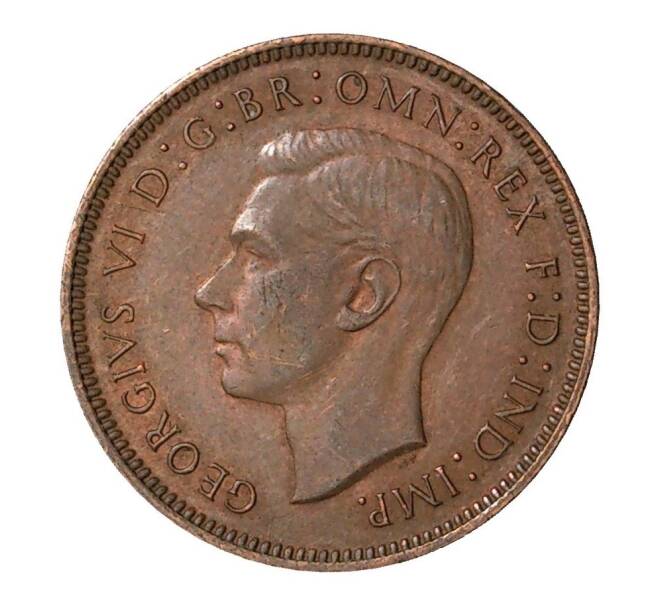 Монета 1 фартинг 1942 года (Артикул M2-1993)