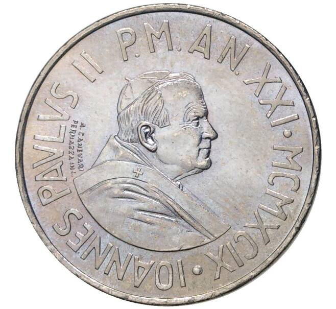 Монета 50 лир 1999 года Ватикан (Артикул K11-5312)